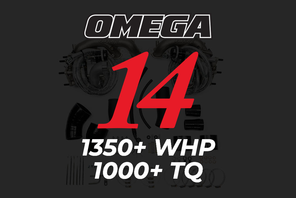 AMS Performance Omega 14 R35 GTR Turbo Kit