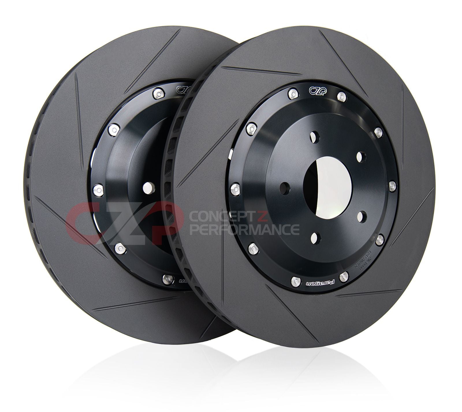 CZP by Paragon 2-piece Rear Rotor Pair 350mm x 20mm, Sport Akebono - N ...