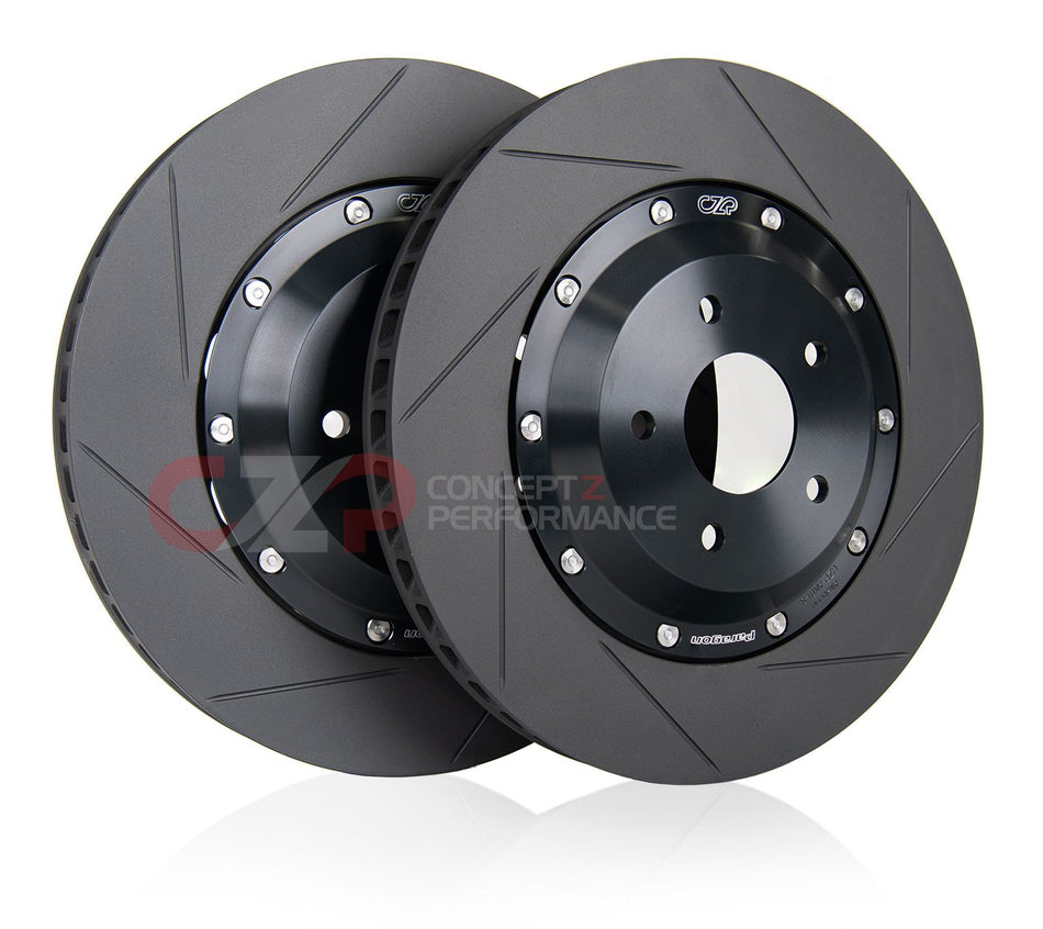 CZP by Paragon 2-piece Rear Rotor Pair 350mm x 20mm, Sport Akebono - Infiniti Q50 V37 / Infiniti Q60 CV37 / FX50 QX70 S51
