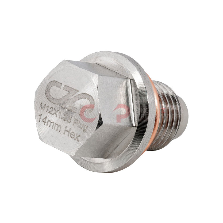CZP Magnetic Stainless Steel Oil Pan Drain Bolt - M12x1.25