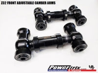 Powertrix Front Adjustable Camber Upper Control Arms - Nissan 300ZX Z32