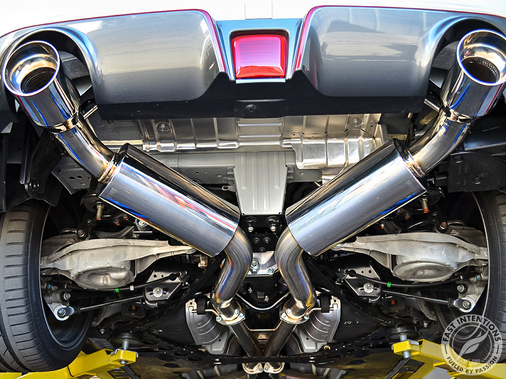 Fast Intentions 370Z TT-TDX 3.00″ Twin Turbo CAT BACK EXHAUST