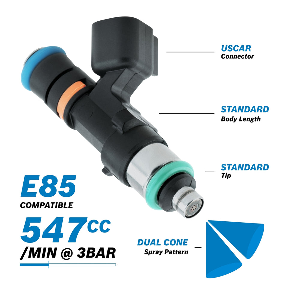 Bosch 547cc/min EV14 Injector