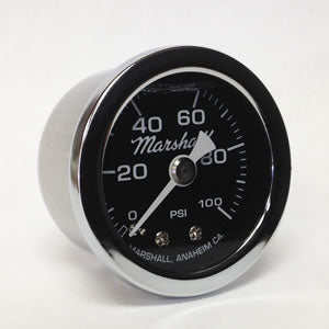 Marshall Instruments 0-100psi Fuel Pressure Gauge