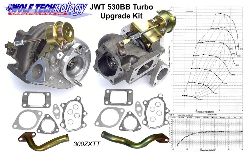 JWT Sport 530 Ball Bearing Turbo Kit - Nissan 300ZX Twin Turbo Z32