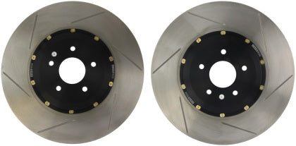 Stoptech Replacement 2pc AeroRotor, Slotted - Rear w/ Brembo Calipers - Nissan 350Z / Infiniti G35 03-04 - SPECIAL ORDER